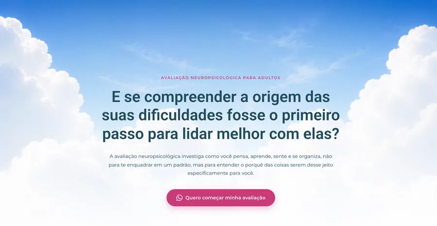 Site Psiu Clínica · Neuropsicologia aberto no computador